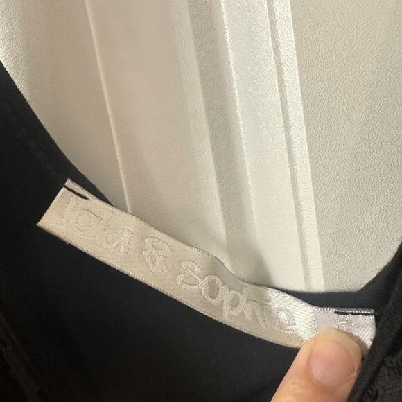 Lola and Sophie Size Small Swim Coverup, Embroidered, Sheer Front, Solid Back - Picture 8 of 8